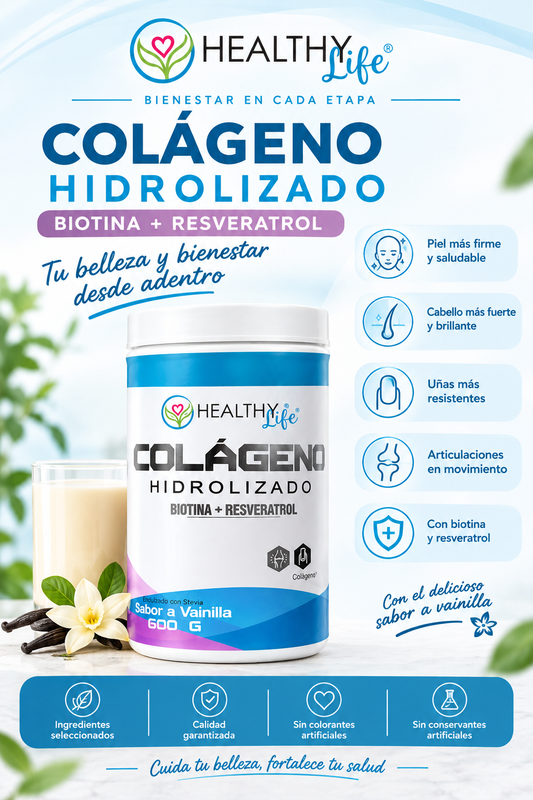 Colágeno Hidrolizado Biotina + Resveratrol